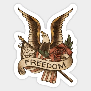 OldSalt American Traditional Freedom Eagle Sticker